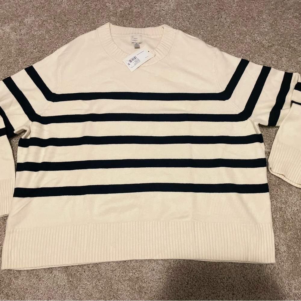 A New Day Cream Knit Sweater Women’s Size 2X NWT